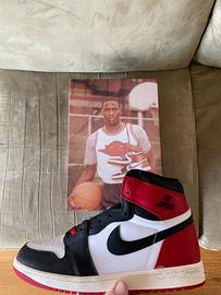 Nike Jordan 1 high black toe 45,5