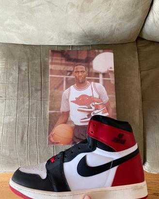 Nike Jordan 1 high black toe 45,5