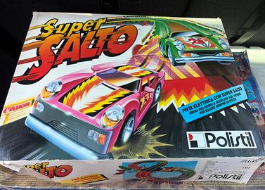 Pista elettrica SUPER SALTO POLISTIL vintage rara