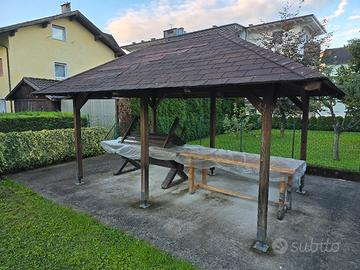 gazebo in legno