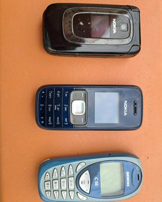 cellulari Nokia e Siemens vintage