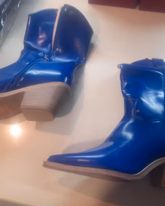 Stivali Camperos Texani Blu Elettrico – Bellamica