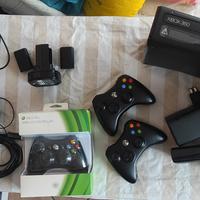 Xbox 360 + 3 controller originali + acc. e giochi