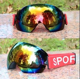 occhiali sci uomo donna maschera snowboard rainbow - Sports In