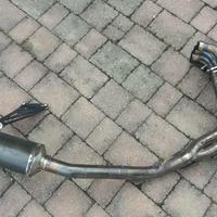 Scarico completo kawasaki zx6r ninja 600 dal 2009