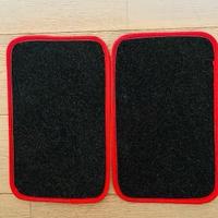 COPPIA TAPPETINI NUOVI GRIGIO ANTRAX IN MOQUETTE