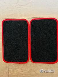 COPPIA TAPPETINI NUOVI GRIGIO ANTRAX IN MOQUETTE