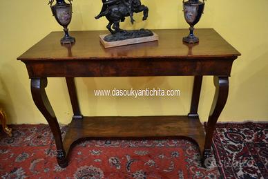 Antica console in noce stile Carlo X