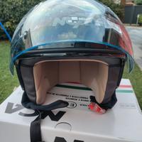 CASCO MOTO SCOOTER NOLAN NUOVO DEMI-JET NERO