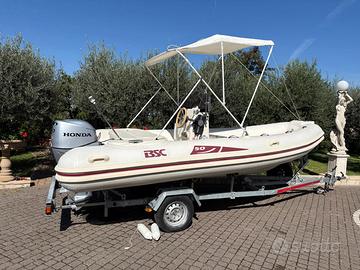 Gommone Bsc 50+Motore honda 40+ carrello