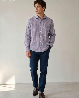 Camicia da uomo a quadretti Tg.L