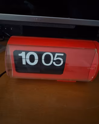 Orologio Solari Cifra 3 rosso funzionante