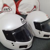 Coppia caschi Jeb's vintage anni '80