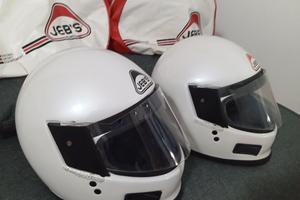 Coppia caschi Jeb's vintage anni '80