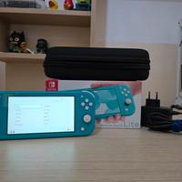 Nintendo switch lite - turchese - full set