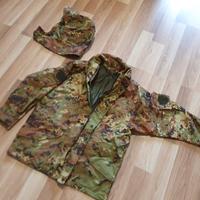 Giacca Parka vegetato mimetica goretex militare 