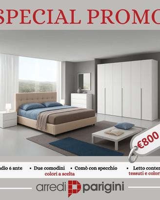 Camera da letto - LETTO MATRIMONIALE CONTENITORE