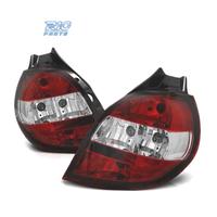 FANALI PER RENAULT CLIO 3 05-09 ROSSO BIANCO LOOK 