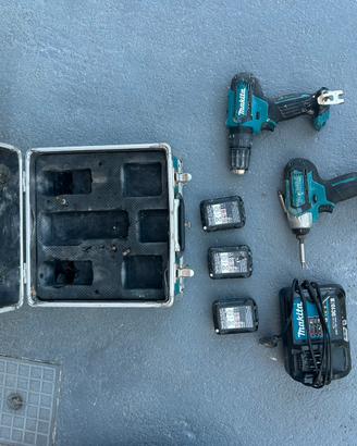 Kit Makita 12V Max: Trapano Avvitatore + batterie