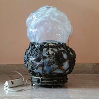 Antica Lampada in Ferro Battuto Vintage