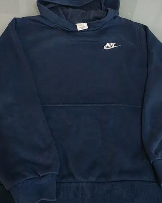 Felpa nike blu con cappuccio 12 Anni