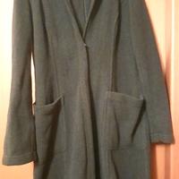 Cardigan Benetton lungo con zip centrale