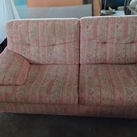 Divano più poltrona in stoffa