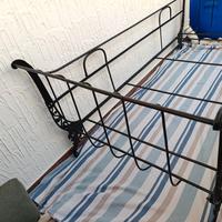 Divano letto in ferro battuto 