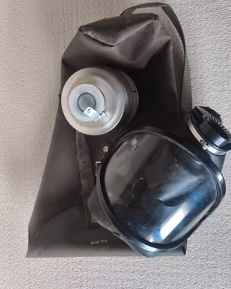Maschera antigas vintage Enel