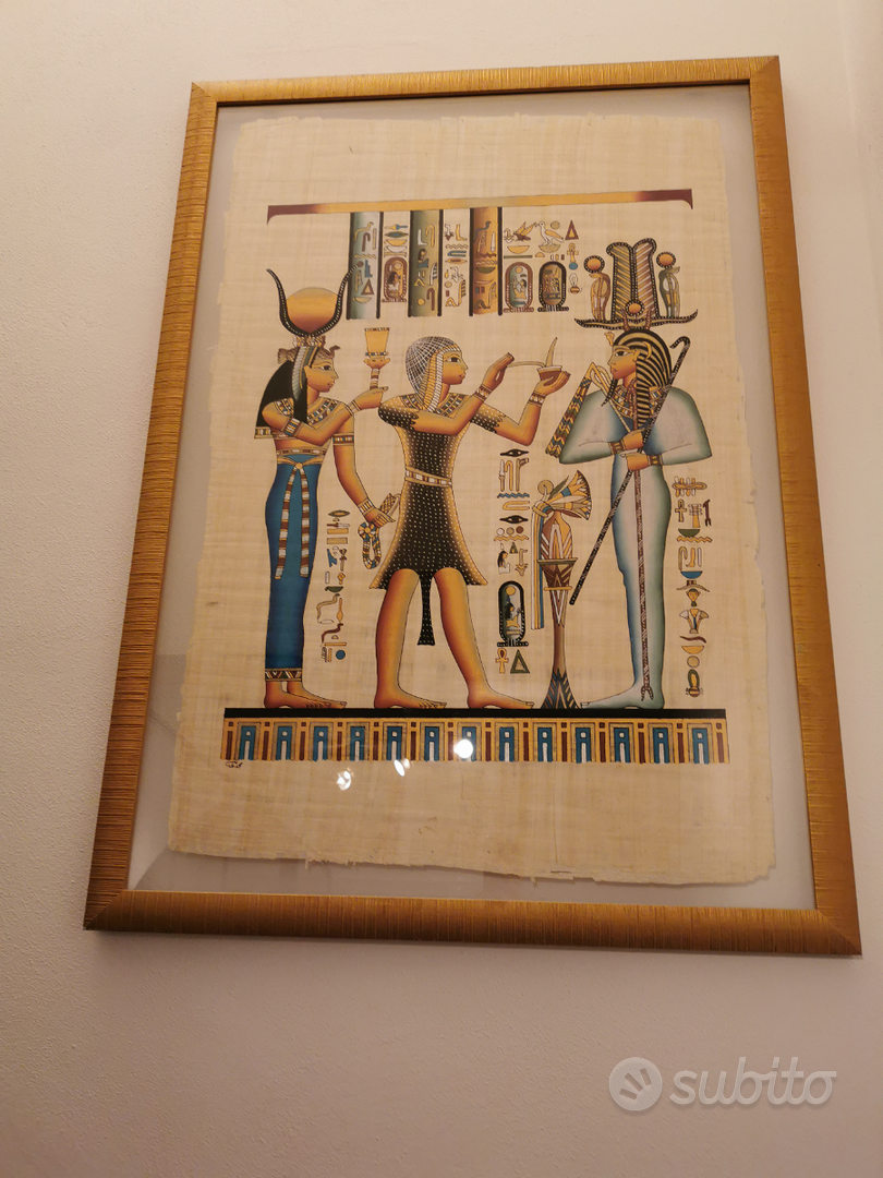 Papiro con cornice e doppio vetro - Arredamento e Casalinghi In vendita a  Livorno
