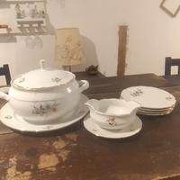 zuppiera salsiera 4 piattini dolce