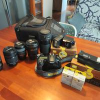 Nikon d300 +attrezzatura fotografica