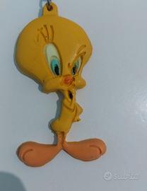 portachiavi canarino titti in gomma looney tunes