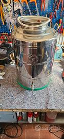 3 Fermentatori piatti inox 50 litri