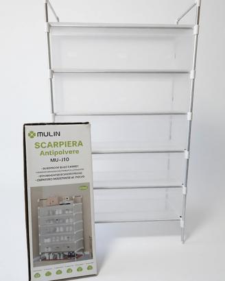 scarpiera 6 ripiani anti-polvere 