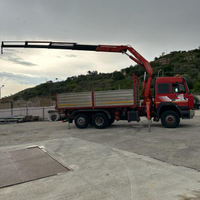 Camion 190 con gru e ribaltabile