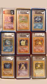 Carte pokemon set base prima edizione