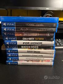 BLOCCO GIOCHI PS4