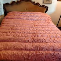 Piumone rosa in piume d oca letto matrimoniale