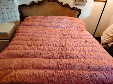 Piumone rosa in piume d oca letto matrimoniale