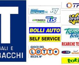 TABACCHERIA LOTTO con distributore di sigarette