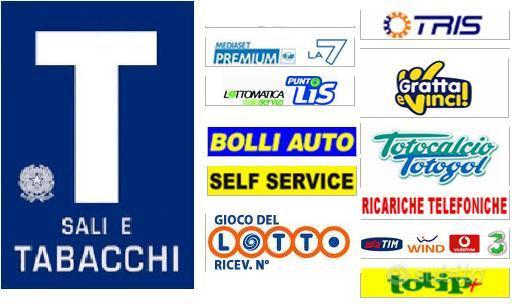 TABACCHERIA LOTTO con distributore di sigarette