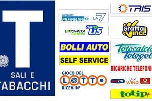 TABACCHERIA LOTTO con distributore di sigarette