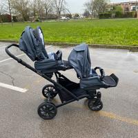 Kit completo passeggino gemellare