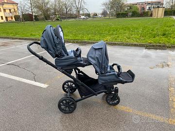 Kit completo passeggino gemellare
