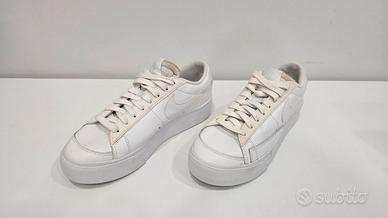 Nike Scarpe Bianche Donna Taglia 38,5 Originali 