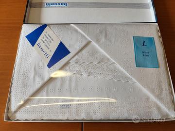 parure matrimoniale vintage bassetti puro cotone m