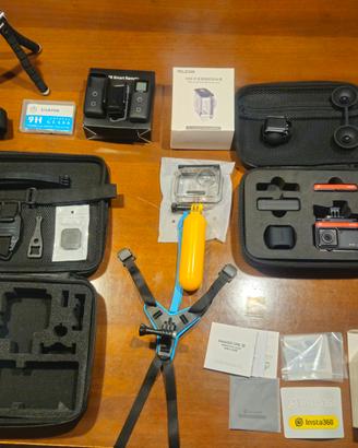 insta360 One r, telecomando GPS e accessori 