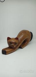 Gatto in legno 