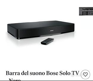 Soundbar BOSE Solo TV Audio System – Perfette cond